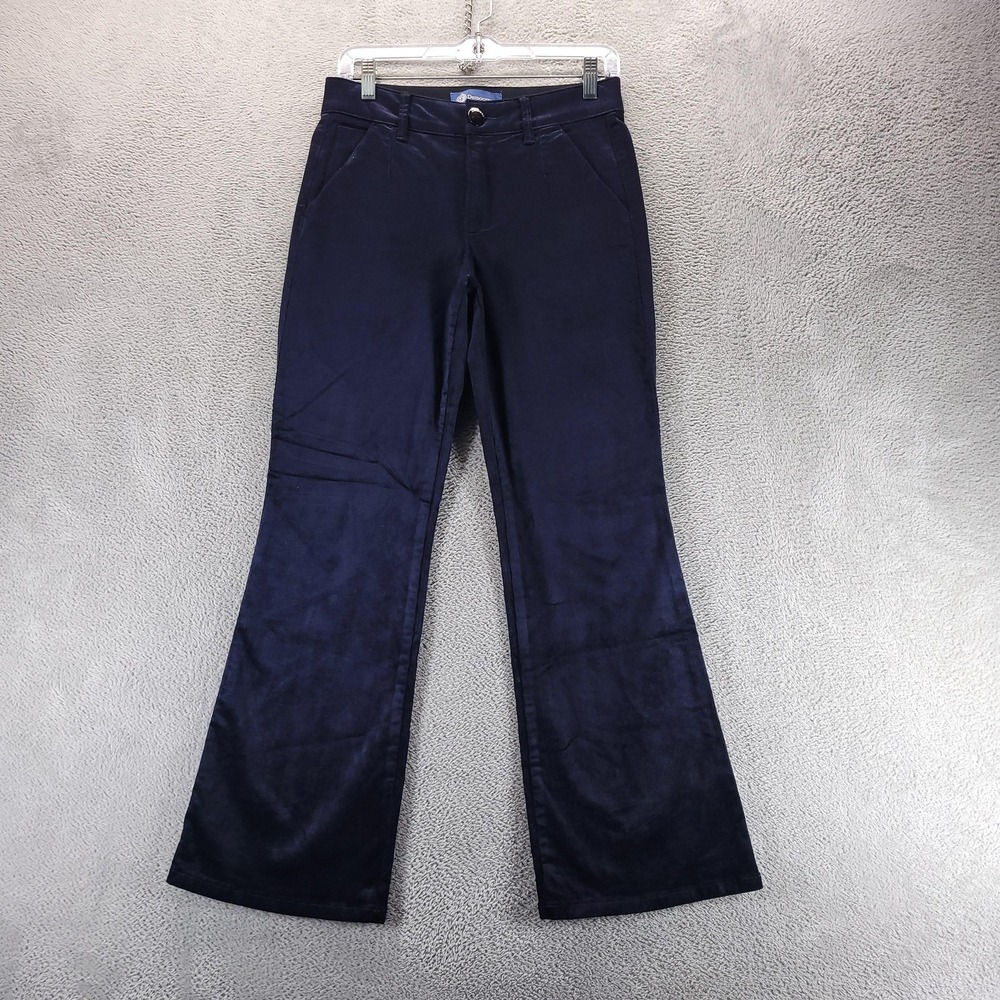 Democracy Pants Womens 4P Blue Ab-solution Corduroy Velvet Bootcut BP2600